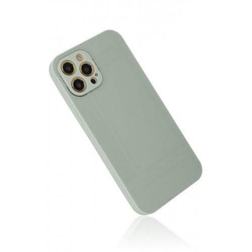 Newface iPhone 12 Pro Kılıf Glass Kapak - Turkuaz Newface iPhone 12 Pro Kılıf Glass Kapak - Turkuaz