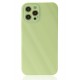 Newface iPhone 12 Pro Kılıf Glass Kapak - Açık Yeşil Newface iPhone 12 Pro Kılıf Glass Kapak - Açık Yeşil