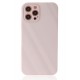 Newface iPhone 12 Pro Max Kılıf Glass Kapak - Pembe Newface iPhone 12 Pro Max Kılıf Glass Kapak - Pembe