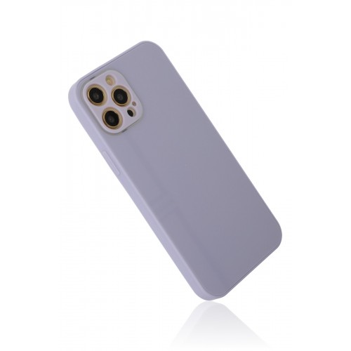 Newface iPhone 12 Pro Max Kılıf Glass Kapak - Lila Newface iPhone 12 Pro Max Kılıf Glass Kapak - Lila