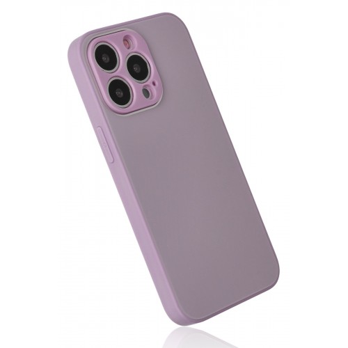 Newface iPhone 13 Pro Kılıf Glass Kapak - Mor Newface iPhone 13 Pro Kılıf Glass Kapak - Mor