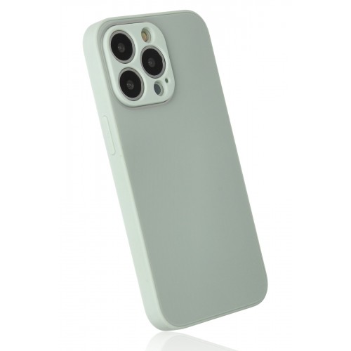 Newface iPhone 13 Pro Max Kılıf Glass Kapak - Turkuaz Newface iPhone 13 Pro Max Kılıf Glass Kapak - Turkuaz