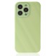 Newface iPhone 13 Pro Max Kılıf Glass Kapak - Açık Yeşil Newface iPhone 13 Pro Max Kılıf Glass Kapak - Açık Yeşil