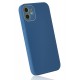Newface iPhone 12 Kılıf Glass Kapak - Mavi Newface iPhone 12 Kılıf Glass Kapak - Mavi