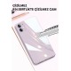 Newface iPhone 12 Kılıf Glass Kapak - Sky Blue Newface iPhone 12 Kılıf Glass Kapak - Sky Blue