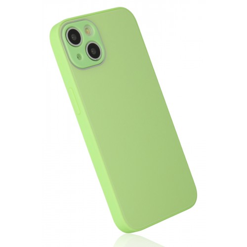 Newface iPhone 13 Kılıf Glass Kapak - Açık Yeşil Newface iPhone 13 Kılıf Glass Kapak - Açık Yeşil