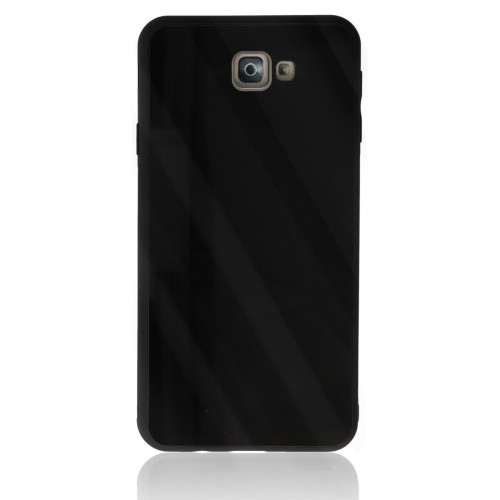 Newface Samsung Galaxy J7 Prime Kılıf Glass Kapak - Siyah Newface Samsung Galaxy J7 Prime Kılıf Glass Kapak - Siyah