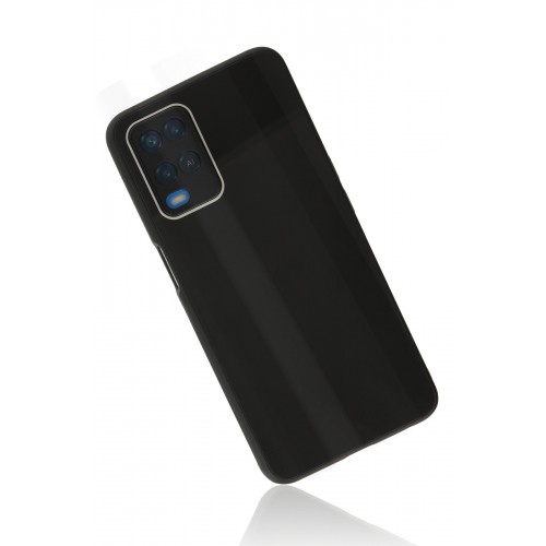 Newface Oppo A54 4G Kılıf Glass Kapak - Siyah Newface Oppo A54 4G Kılıf Glass Kapak - Siyah