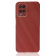 Newface Oppo A54 4G Kılıf Glass Kapak - Bordo Newface Oppo A54 4G Kılıf Glass Kapak - Bordo
