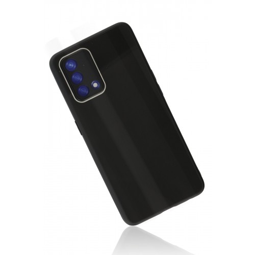 Newface Oppo A74 4G Kılıf Glass Kapak - Siyah Newface Oppo A74 4G Kılıf Glass Kapak - Siyah