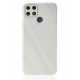 Newface Realme C25s Kılıf Glass Kapak - Beyaz Newface Realme C25s Kılıf Glass Kapak - Beyaz