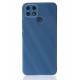 Newface Realme C25s Kılıf Glass Kapak - Mavi Newface Realme C25s Kılıf Glass Kapak - Mavi