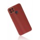 Newface Realme C25s Kılıf Glass Kapak - Bordo Newface Realme C25s Kılıf Glass Kapak - Bordo