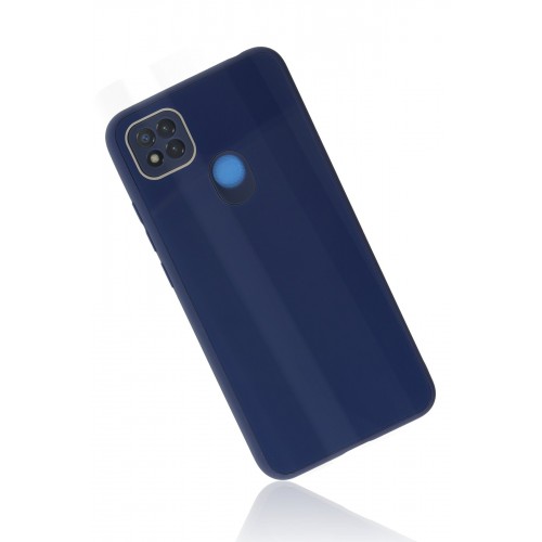 Newface Xiaomi Redmi 9C Kılıf Glass Kapak - Lacivert Newface Xiaomi Redmi 9C Kılıf Glass Kapak - Lacivert