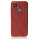 Newface Xiaomi Redmi 9C Kılıf Glass Kapak - Bordo Newface Xiaomi Redmi 9C Kılıf Glass Kapak - Bordo