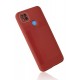Newface Xiaomi Redmi 9C Kılıf Glass Kapak - Bordo Newface Xiaomi Redmi 9C Kılıf Glass Kapak - Bordo