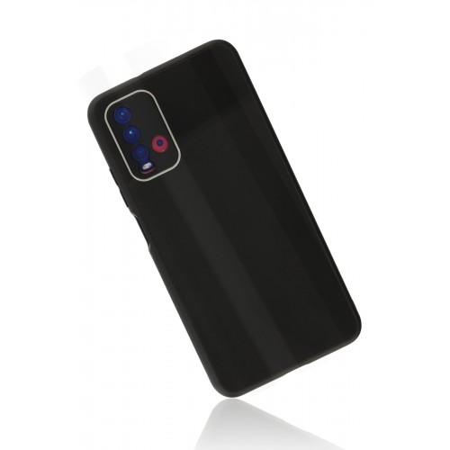 Newface Xiaomi Redmi Note 9 4G Kılıf Glass Kapak - Siyah Newface Xiaomi Redmi Note 9 4G Kılıf Glass Kapak - Siyah