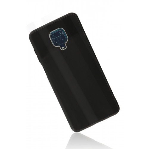 Newface Xiaomi Redmi Note 9S Kılıf Glass Kapak - Siyah Newface Xiaomi Redmi Note 9S Kılıf Glass Kapak - Siyah