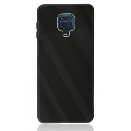 Newface Xiaomi Redmi Note 9 Pro Kılıf Glass Kapak - Siyah Newface Xiaomi Redmi Note 9 Pro Kılıf Glass Kapak - Siyah