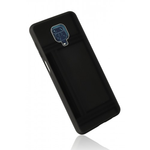 Newface Xiaomi Redmi Note 9 Pro Kılıf Glass Kapak - Siyah Newface Xiaomi Redmi Note 9 Pro Kılıf Glass Kapak - Siyah