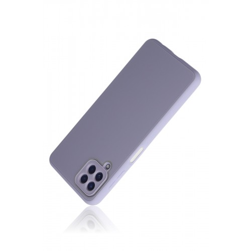 Newface Samsung Galaxy M32 Kılıf Glass Kapak - Lila Newface Samsung Galaxy M32 Kılıf Glass Kapak - Lila
