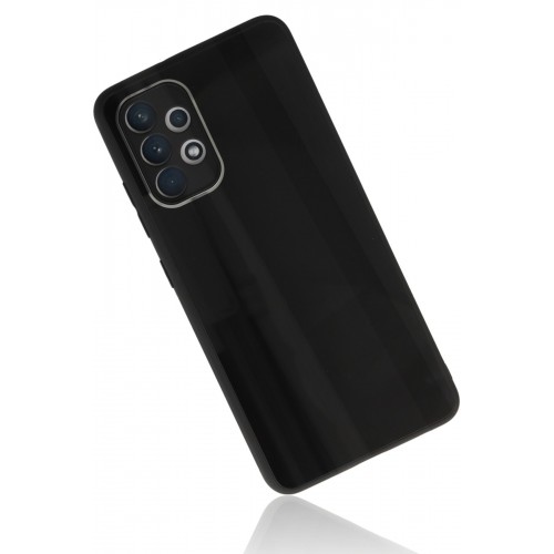 Newface Samsung Galaxy A32 Kılıf Glass Kapak - Siyah Newface Samsung Galaxy A32 Kılıf Glass Kapak - Siyah