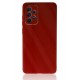 Newface Samsung Galaxy A72 Kılıf Glass Kapak - Bordo