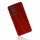 Newface Samsung Galaxy A72 Kılıf Glass Kapak - Bordo