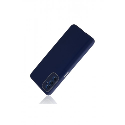 Newface Samsung Galaxy M52 5G Kılıf Glass Kapak - Lacivert Newface Samsung Galaxy M52 5G Kılıf Glass Kapak - Lacivert