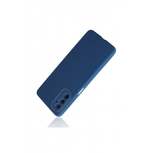 Newface Samsung Galaxy M52 5G Kılıf Glass Kapak - Mavi Newface Samsung Galaxy M52 5G Kılıf Glass Kapak - Mavi