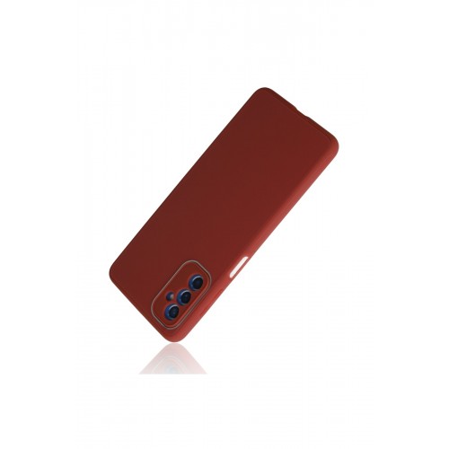 Newface Samsung Galaxy M52 5G Kılıf Glass Kapak - Bordo Newface Samsung Galaxy M52 5G Kılıf Glass Kapak - Bordo