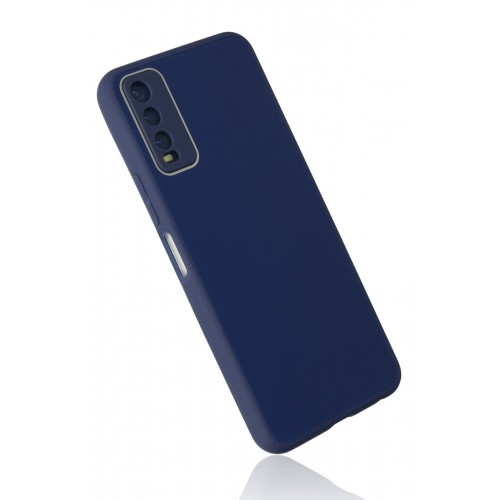 Newface Vivo Y11S Kılıf Glass Kapak - Lacivert Newface Vivo Y11S Kılıf Glass Kapak - Lacivert