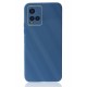 Newface Vivo Y33S Kılıf Glass Kapak - Mavi Newface Vivo Y33S Kılıf Glass Kapak - Mavi