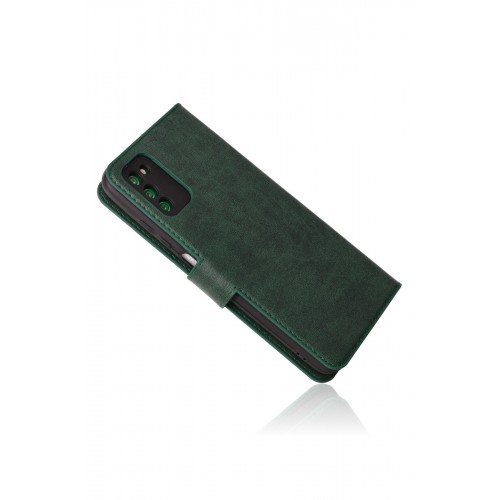 Newface Samsung Galaxy A02S Kılıf Trend S Plus Kapaklı Kılıf - Yeşil Newface Samsung Galaxy A02S Kılıf Trend S Plus Kapaklı Kılıf - Yeşil