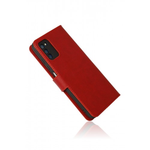 Newface Samsung Galaxy A03S Kılıf Trend S Plus Kapaklı Kılıf - Kırmızı Newface Samsung Galaxy A03S Kılıf Trend S Plus Kapaklı Kılıf - Kırmızı