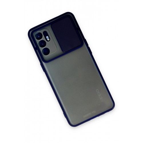 Newface Oppo Reno 6 Kılıf Palm Buzlu Kamera Sürgülü Silikon - Lacivert Newface Oppo Reno 6 Kılıf Palm Buzlu Kamera Sürgülü Silikon - Lacivert
