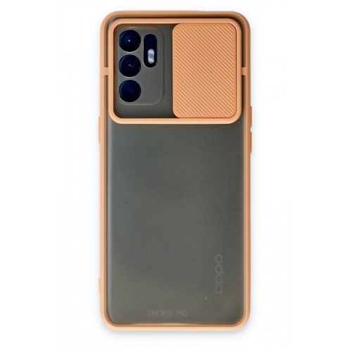 Newface Oppo Reno 6 Kılıf Palm Buzlu Kamera Sürgülü Silikon - Pembe Newface Oppo Reno 6 Kılıf Palm Buzlu Kamera Sürgülü Silikon - Pembe