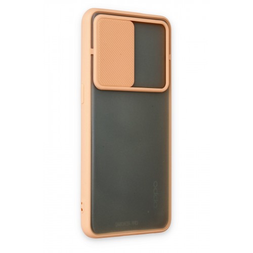 Newface Oppo Reno 6 Kılıf Palm Buzlu Kamera Sürgülü Silikon - Pembe Newface Oppo Reno 6 Kılıf Palm Buzlu Kamera Sürgülü Silikon - Pembe
