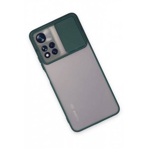 Newface Xiaomi Redmi Note 11 Pro Plus 5G Kılıf Palm Buzlu Kamera Sürgülü Silikon - Yeşil Newface Xiaomi Redmi Note 11 Pro Plus 5G Kılıf Palm Buzlu Kamera Sürgülü Silikon - Yeşil