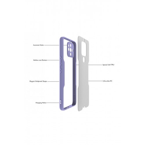 Newface Tecno Camon 16 Kılıf Platin Silikon - Kırmızı Newface Tecno Camon 16 Kılıf Platin Silikon - Kırmızı