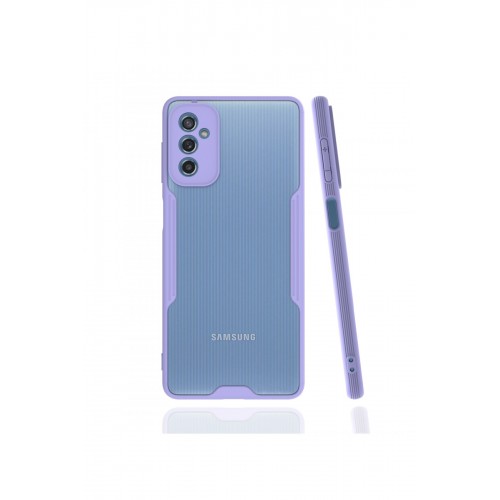 Newface Samsung Galaxy M52 5G Kılıf Platin Silikon - Lila Newface Samsung Galaxy M52 5G Kılıf Platin Silikon - Lila