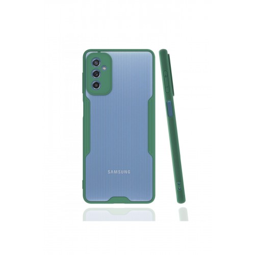 Newface Samsung Galaxy M52 5G Kılıf Platin Silikon - Yeşil Newface Samsung Galaxy M52 5G Kılıf Platin Silikon - Yeşil
