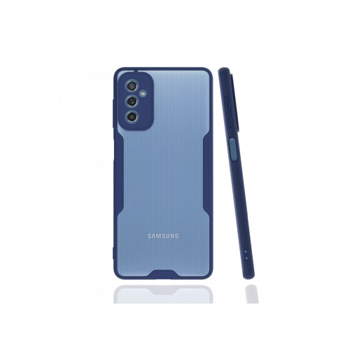 Newface Samsung Galaxy M52 5G Kılıf Platin Silikon - Lacivert Newface Samsung Galaxy M52 5G Kılıf Platin Silikon - Lacivert