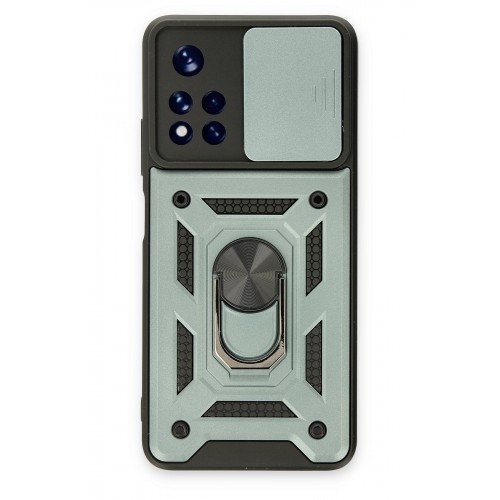 Newface Xiaomi Redmi Note 11T Kılıf Pars Lens Yüzüklü Silikon - Yeşil Newface Xiaomi Redmi Note 11T Kılıf Pars Lens Yüzüklü Silikon - Yeşil