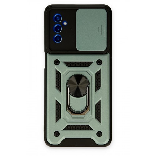 Newface Samsung Galaxy M52 5G Kılıf Pars Lens Yüzüklü Silikon - Yeşil Newface Samsung Galaxy M52 5G Kılıf Pars Lens Yüzüklü Silikon - Yeşil