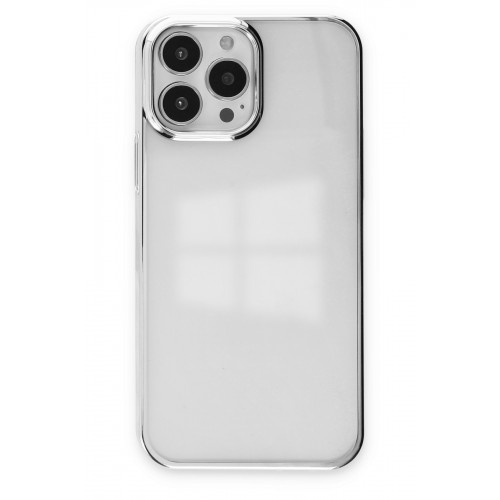 Newface iPhone 13 Pro Kılıf Element Silikon - Gümüş Newface iPhone 13 Pro Kılıf Element Silikon - Gümüş