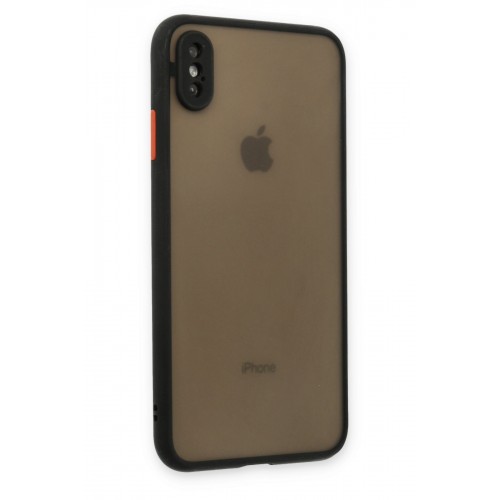 Newface iPhone XS Kılıf Montreal Silikon Kapak - Siyah Newface iPhone XS Kılıf Montreal Silikon Kapak - Siyah