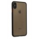 Newface iPhone XS Kılıf Montreal Silikon Kapak - Siyah