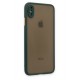 Newface iPhone XS Kılıf Montreal Silikon Kapak - Yeşil Newface iPhone XS Kılıf Montreal Silikon Kapak - Yeşil