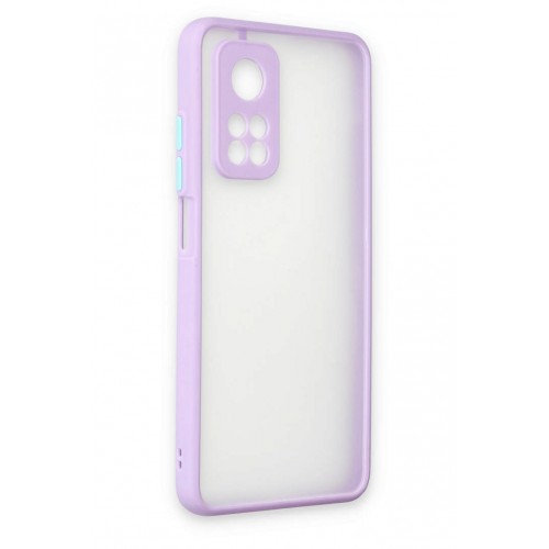 Newface Xiaomi Mi 10T Pro Kılıf Montreal Silikon Kapak - Mor Newface Xiaomi Mi 10T Pro Kılıf Montreal Silikon Kapak - Mor